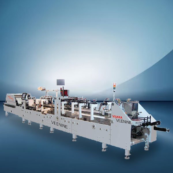 Four fold cartoon pasting